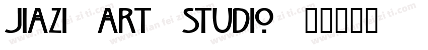 JIAZI ART STUDIO字体转换